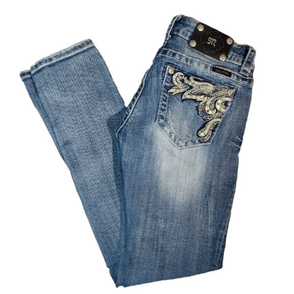 MISS ME SKINNY FIT LOW RISE JEANS (28W/32L) - Picture 2 of 14